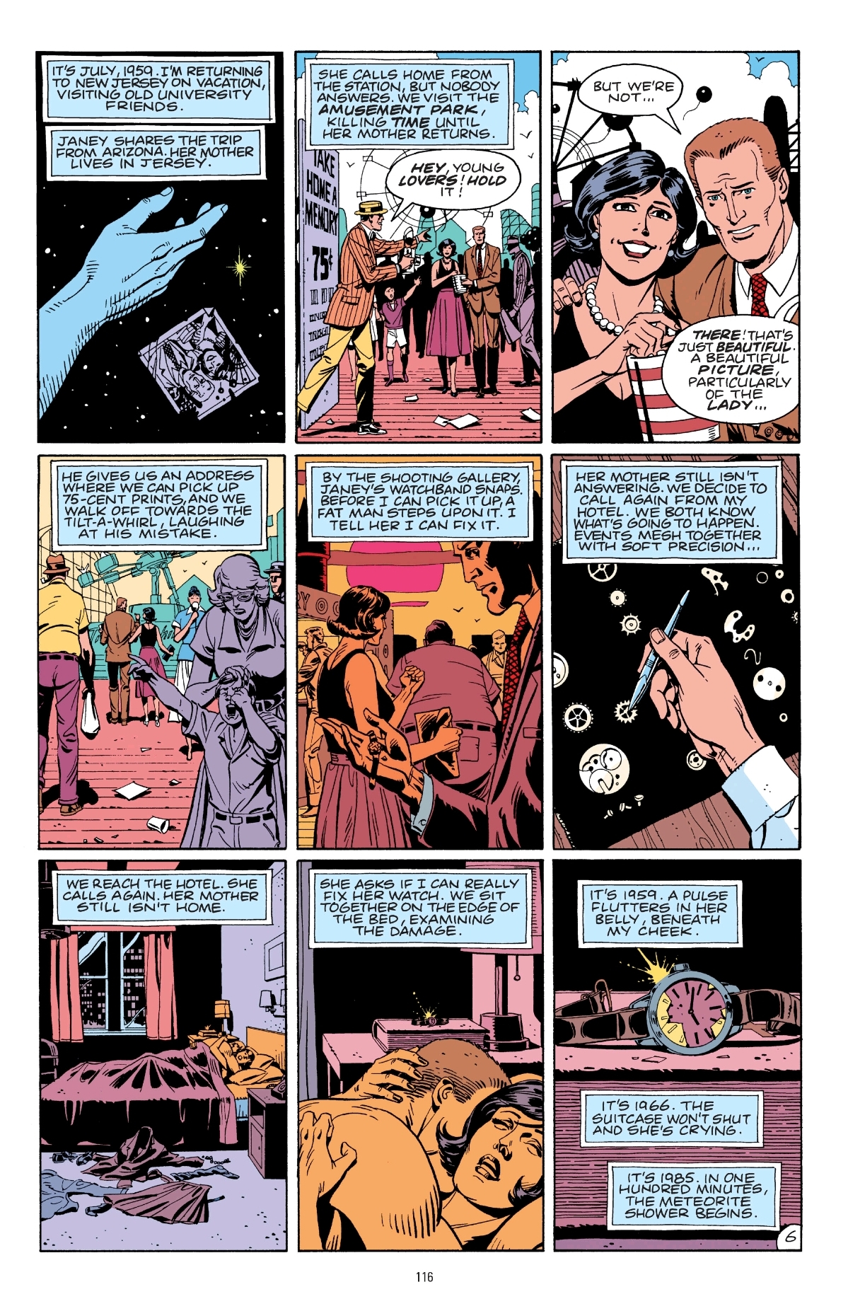Watchmen #4 9 panel page